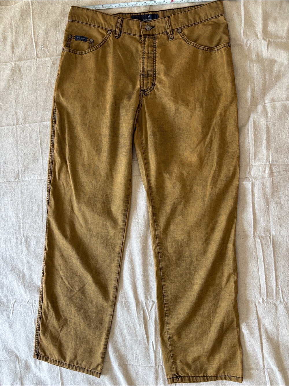 Men's Daniel Hechter Paris Tan Casual Pants “made in Italy “36/32